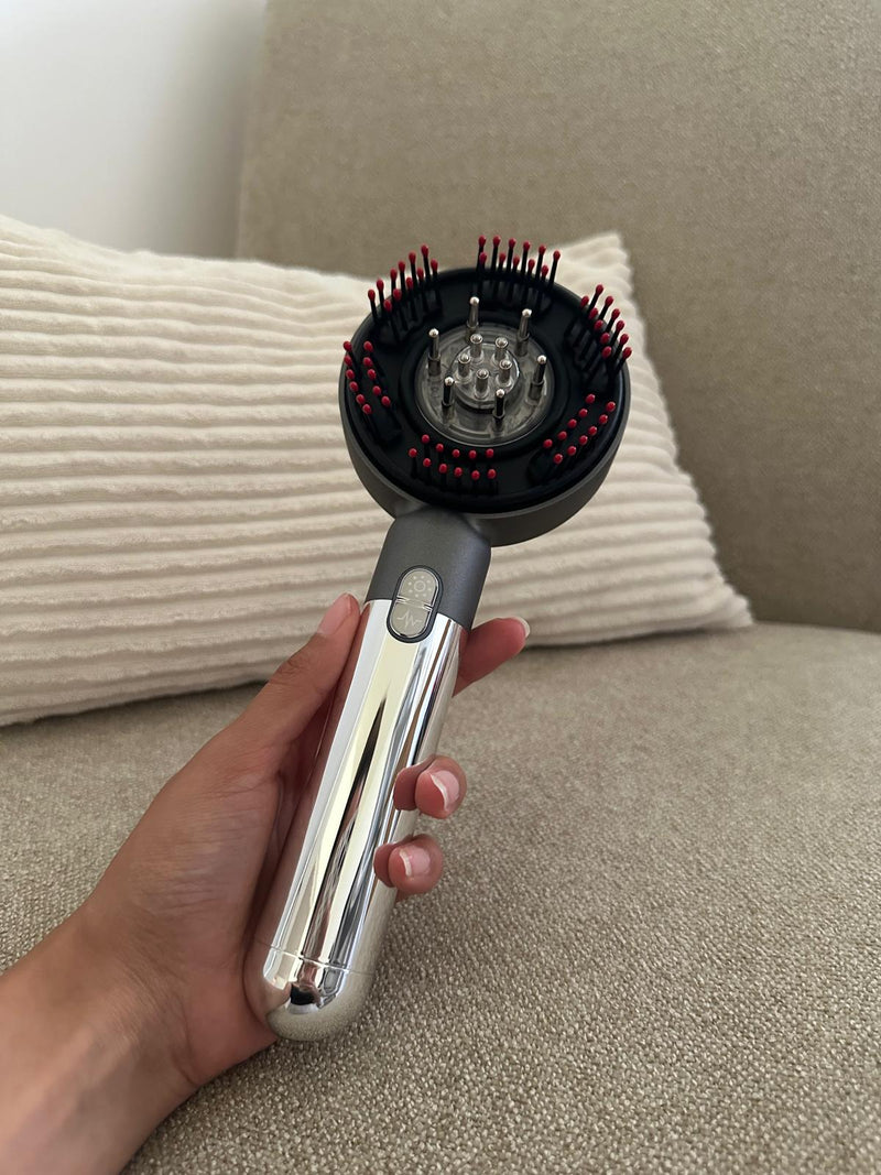 Luminex Pro — Brosse capillaire 4-en-1 LED & EMS