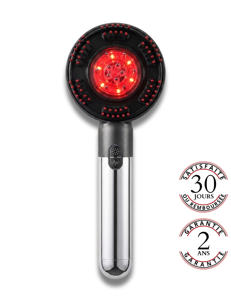 Luminex Pro — Brosse capillaire 4-en-1 LED & EMS